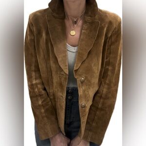 Cold Water Creek Vintage 100% Suede Jacket or blazer